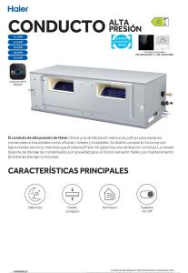 Conducto Alta Presión Monosplit 2025 - ESP