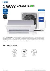 1-Way Cassette Monosplit - Com. - ENG