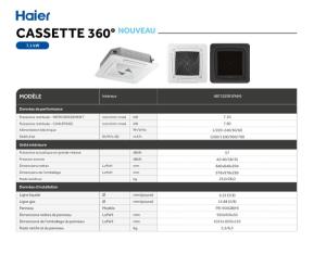 Cassette 360 Multisplit - Com. - FR
