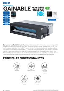 Gainable Moyenne Pression Monosplit - Com. - FR