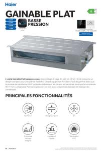 Gainable Basse Pression Monosplit - Com. - FR