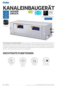 Kanaleinbaugerät Hoher Druck Monosplit - Com. - DE