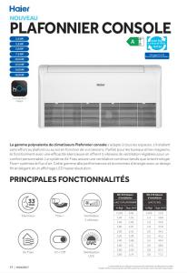 Plafonnier Console Monosplit - Com. - FR