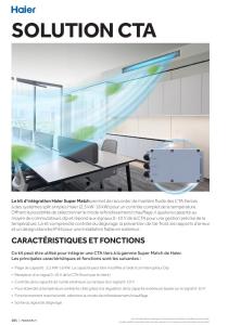 Solution CTA Monosplit - Com. - FR