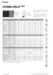 Hydro Split - Heating - ENG