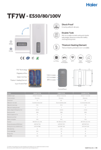 EWH TF7W - Heating- ENG