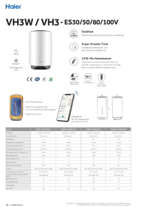 EWH VHW3/VH3 - Heizung – DE